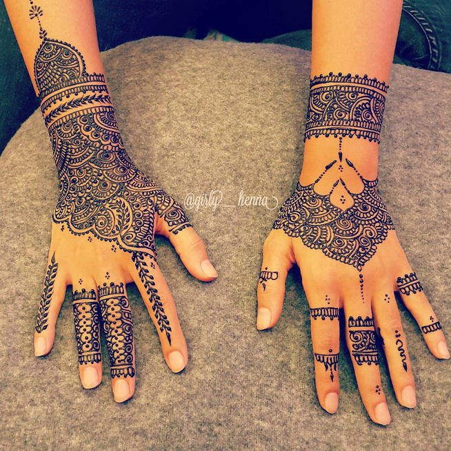 Bridal Henna time ماشاءلله A video posted by ※The Queen's Henna | 26 ...