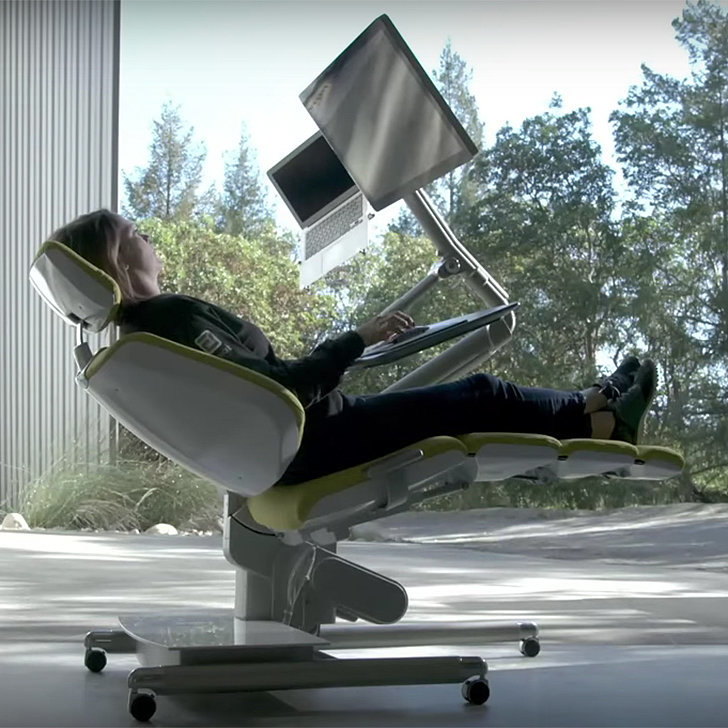 Reclining Computer Workstation Reclining Computer Workstation
