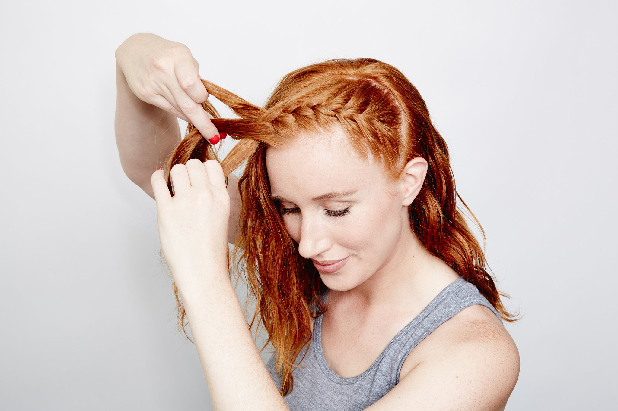 Beach Bun Braid: Step 1 | DIY the Braided Bun That Seriously Won't ...