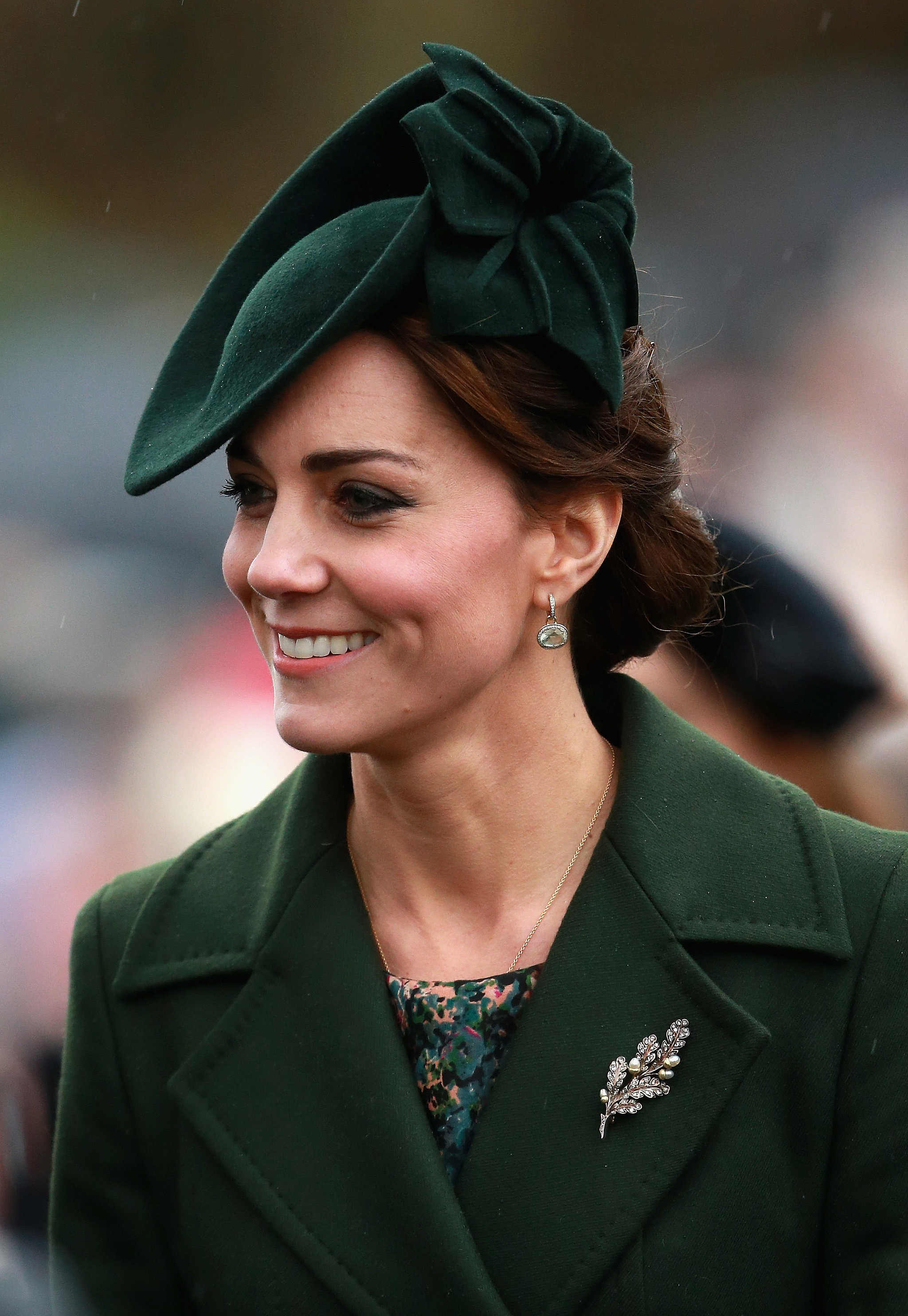 A particularly pretty piece is the Victorian diamond oak leaf brooch ...