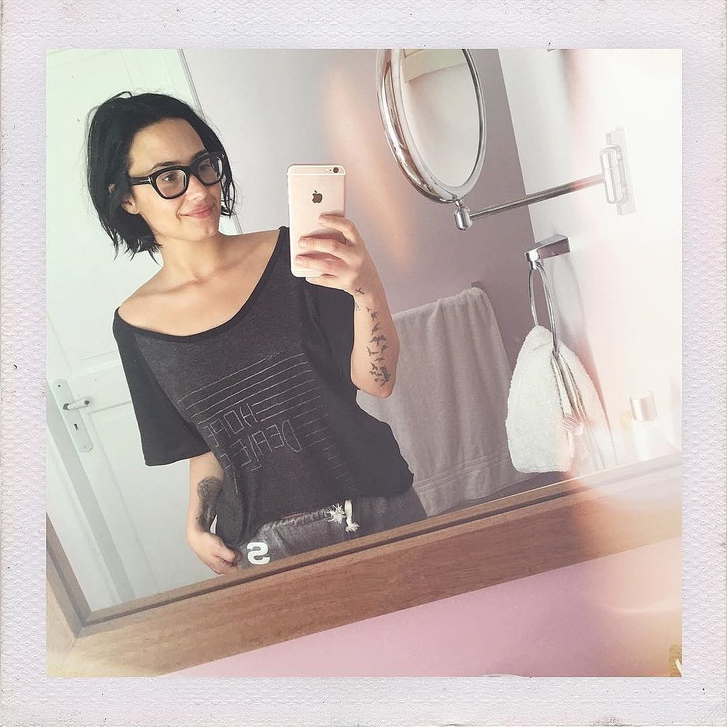 Demi Lovato No-Makeup Selfies | POPSUGAR Beauty Australia