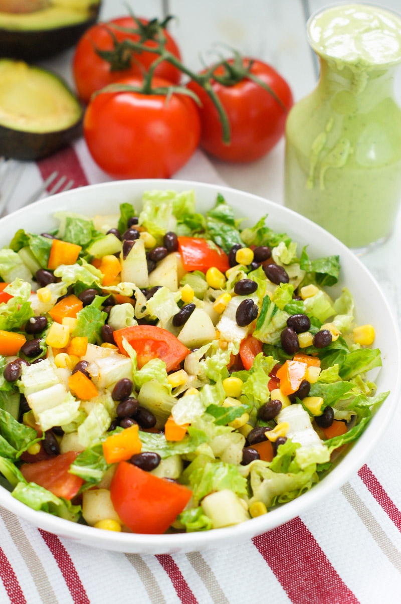 Black Bean Salad With Avocado Dressing Recipe | POPSUGAR Latina