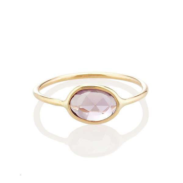 Vale Jewelry rose cut sapphire slice ring ($625) | Looking For a Unique ...
