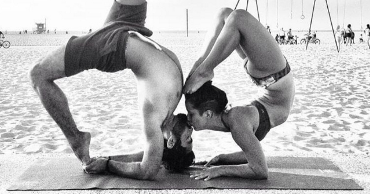 Yoga + Kissing = Your Day Made | FitSugar | Bloglovin’