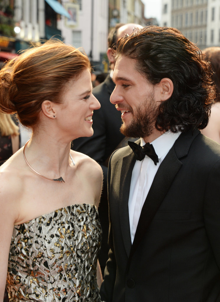 Kit Harington and Rose Leslie Olivier Awards Red Carpet 2016 | POPSUGAR Celebrity