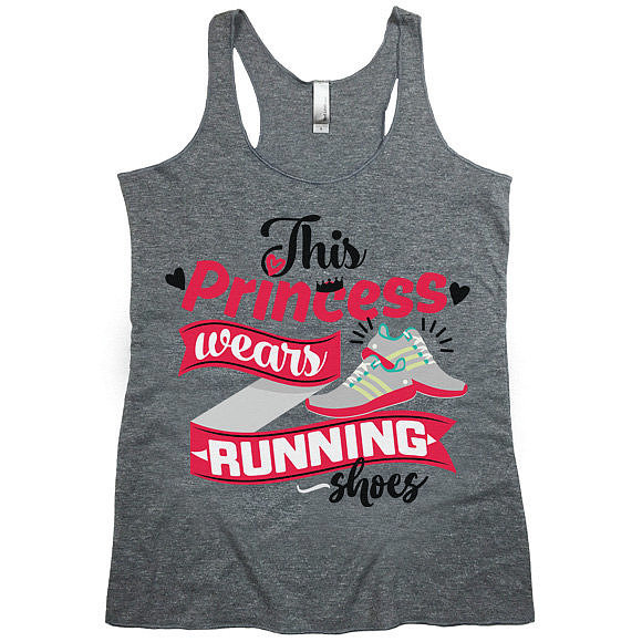 This Princess Wears Running Shoes Tank ($20) | 33 Pieces of Disney ...