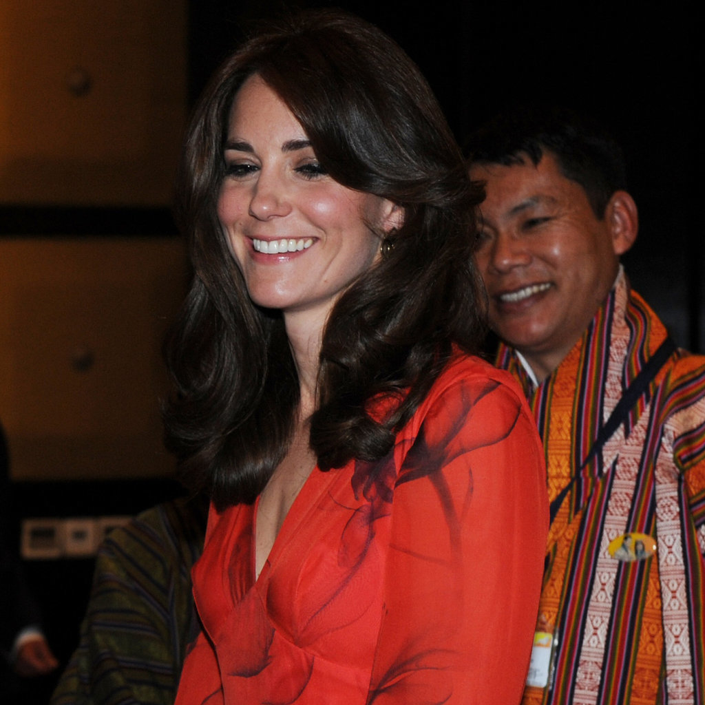 Kate Middleton at a Reception in Bhutan April 2016 | POPSUGAR Celebrity