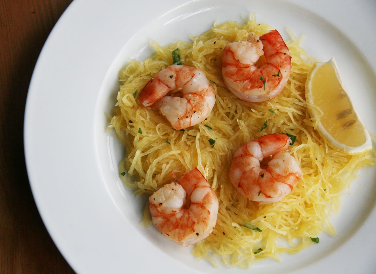 Shrimp and Spaghetti Squash Recipe | POPSUGAR Fitness