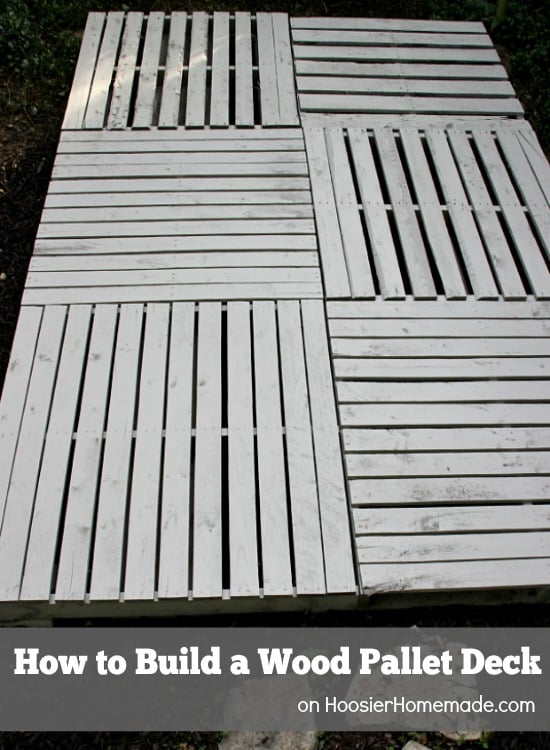 How to build a pallet deck