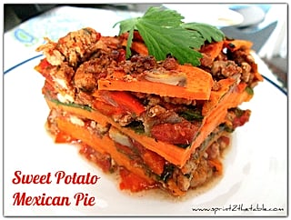 Sweet Potato Mexican Pie