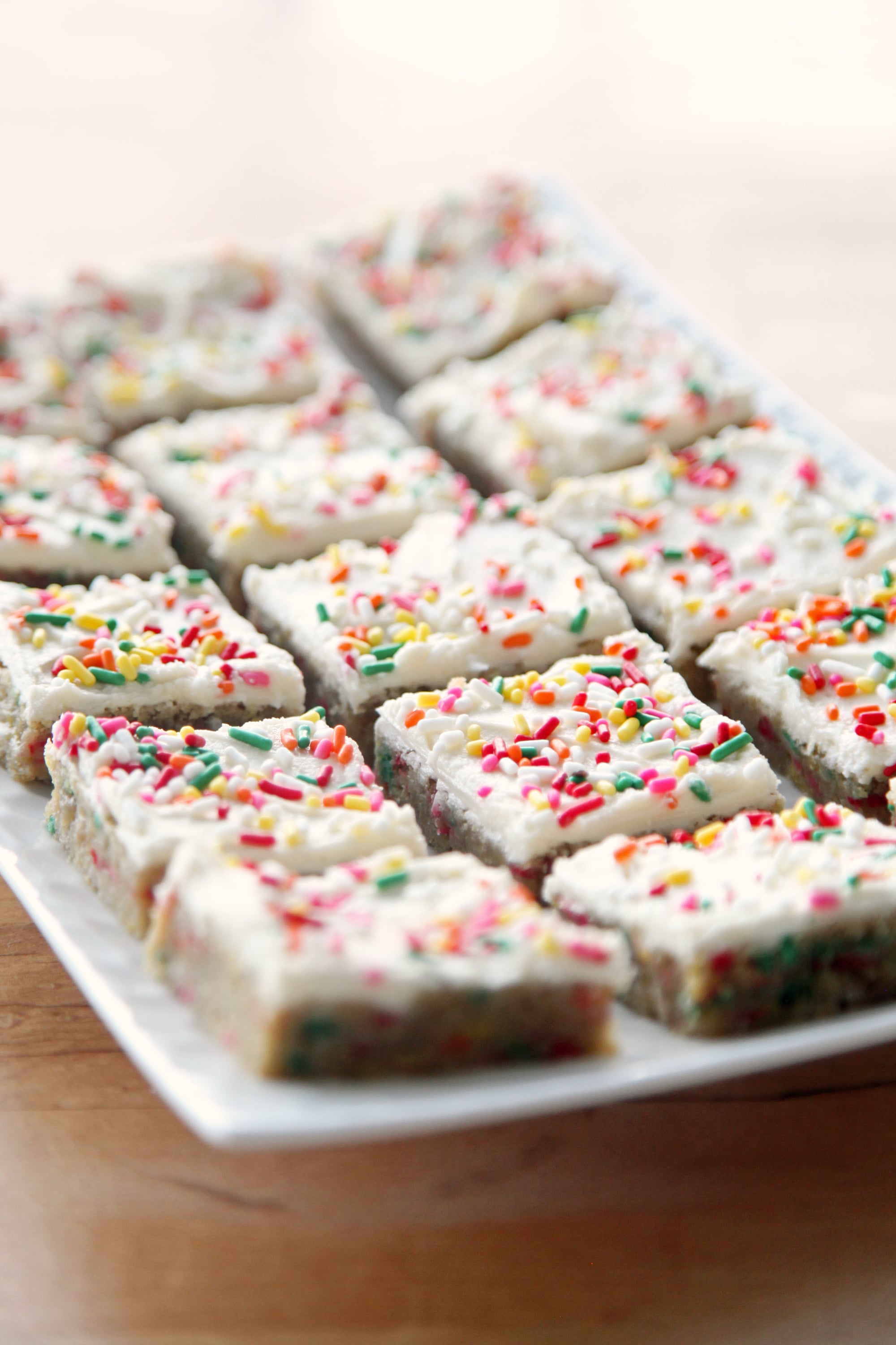 Funfetti Blondies Recipe POPSUGAR Food