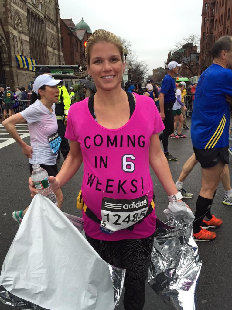 Pregnant Runner Finishes Boston Marathon POPSUGAR Family