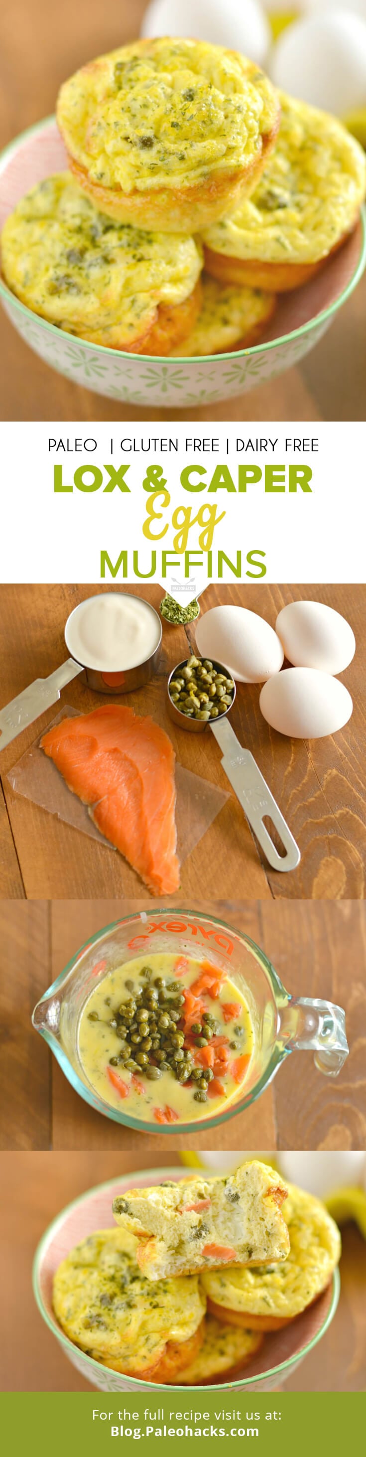 Lox Caper Egg Muffins POPSUGAR Fitness