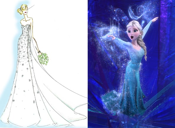 15 Frozen inspired wedding gowns | Easy Weddings