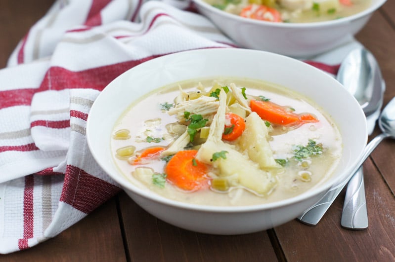 SlowCooker Chicken Soup With Yuca Recipe POPSUGAR Latina