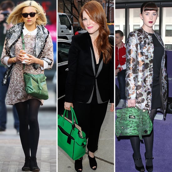 Trendy Green Handbags on Celebrities in 2012 | POPSUGAR Fashion UK