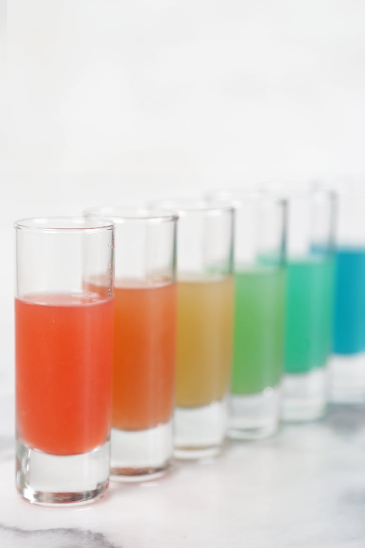 Rainbow Shots Food Video POPSUGAR Food