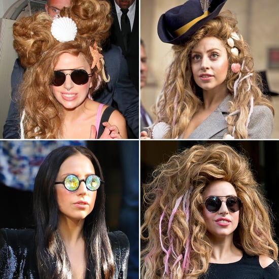 Lady Gaga Mermaid Hair August 2013 POPSUGAR Beauty