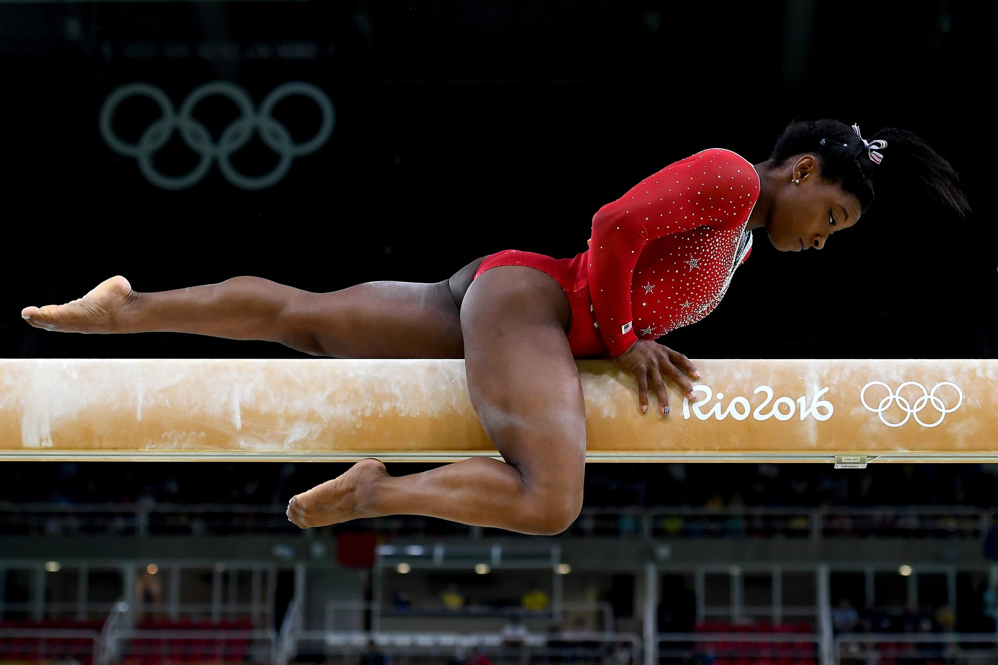 SB: I... Simone Biles on the beam in Rio. 