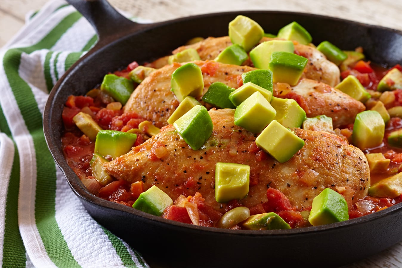 Chicken With Avocado, Tomatoes, and Olives Recipe | POPSUGAR Latina