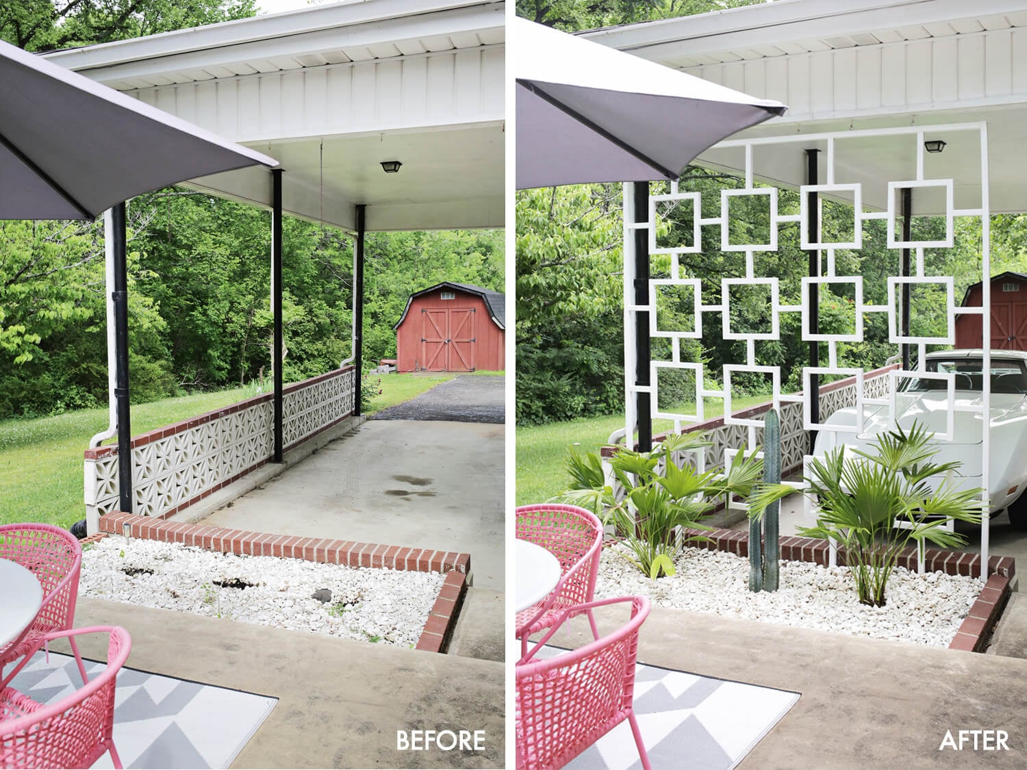 DIY MidCentury Trellis POPSUGAR Home